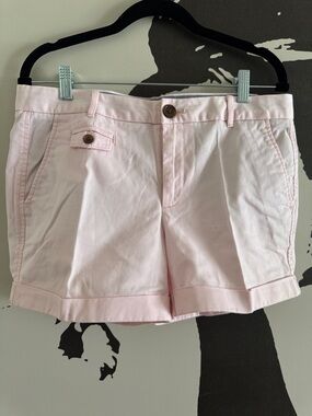 Banana Republic Pale Pink Cuffed Bermuda Shorts